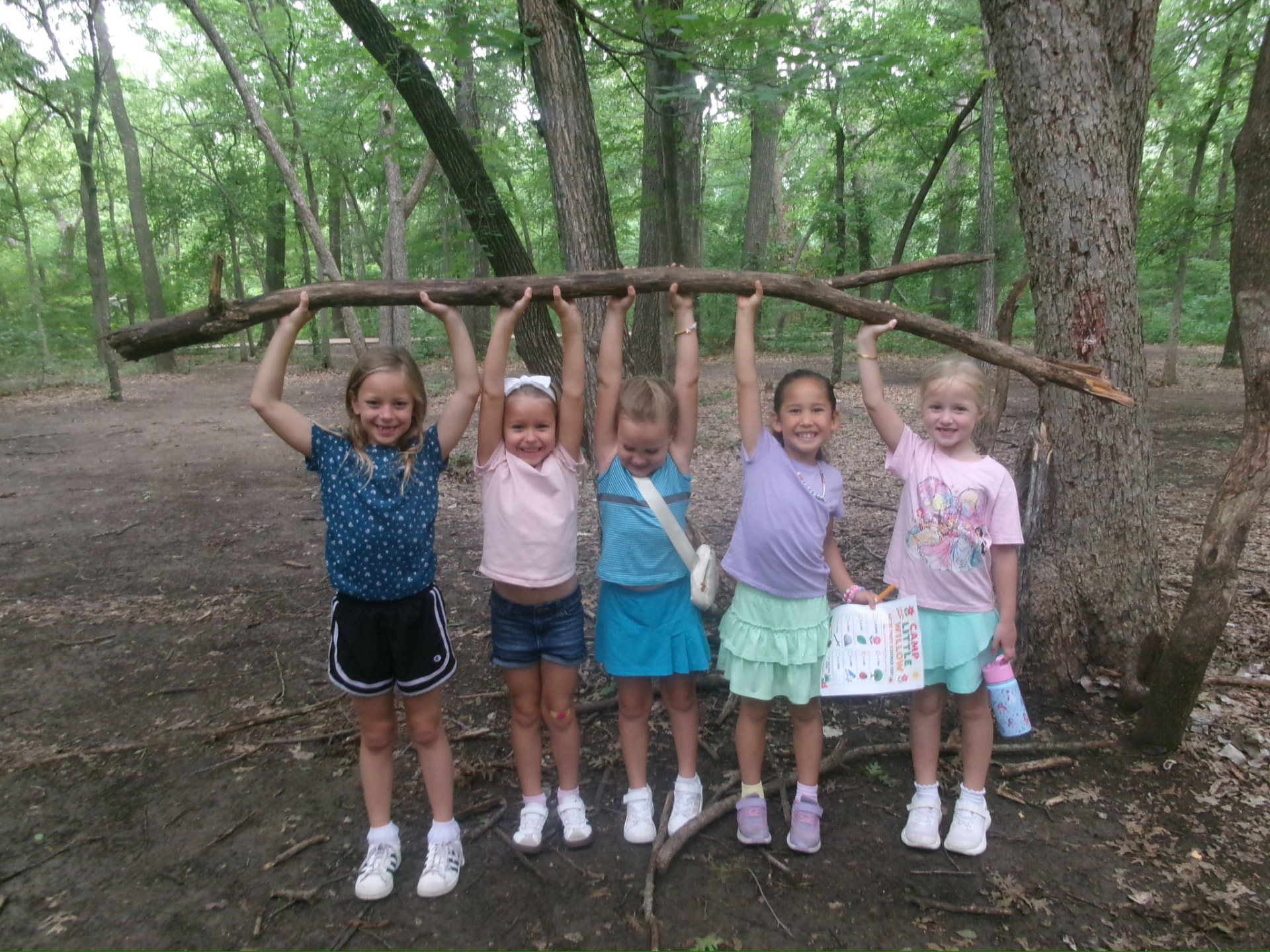 Teamwork on the nature walk